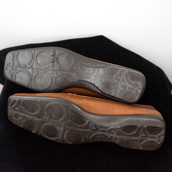 Salvatore Ferragamo Sport Tan Loafers Size 8 - Picture 4 of 6